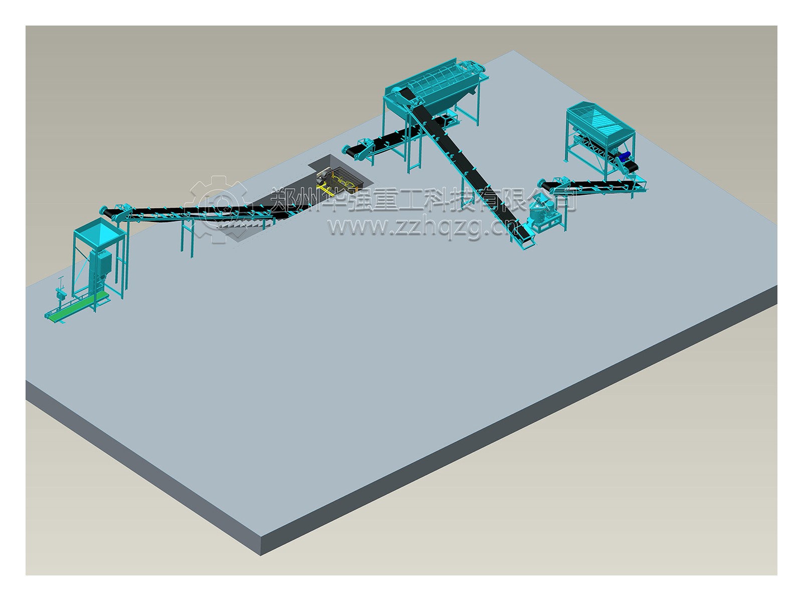雞糞有機(jī)肥生產(chǎn)線